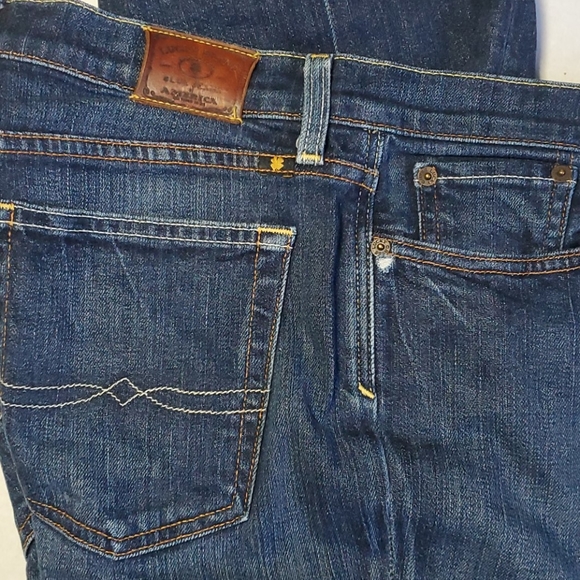 Lucky Brand Classic Rider 12/31 Tie Breaker dark denim blue jeans - Picture 5 of 9